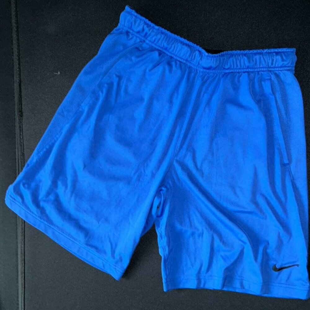 Nike Blue Athletic Shorts Size Medium